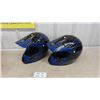 Image 1 : (2) Polaris ATV Helmets Sz Med + LG 