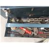 Image 5 : 2 Metal Tool Boxes with Odds n Ends of Tools - Modern + Antique ; 