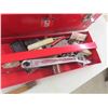 Image 7 : 2 Metal Tool Boxes with Odds n Ends of Tools - Modern + Antique ; 