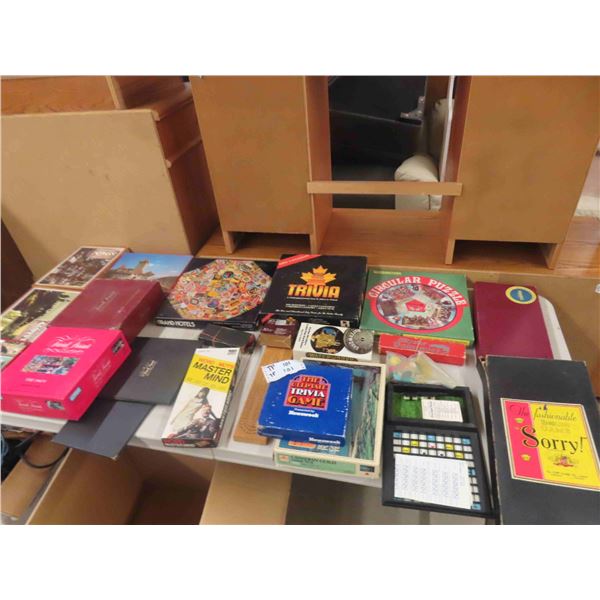 Board Games + Puzzles