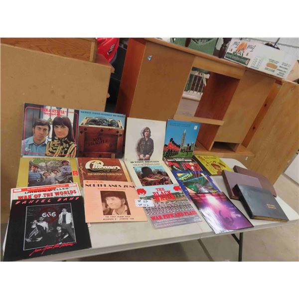 Records ; Monkees, Chicago & Some Old Gramophone Records