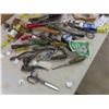 Image 2 : Hatchet, Crescent Wrench, Tin Snips, Hammer, Booster Cables, Drill Bits