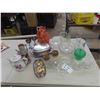 Image 1 : Stein , Cookie Jar, Silverware, Decanter, Vase, Crystal, plus more