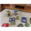 Image 5 : Tins, Silverware, Gulf 1st Aid Kit, Letter Opener, Oriental Iron Ball, plus more