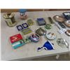 Image 6 : Tins, Silverware, Gulf 1st Aid Kit, Letter Opener, Oriental Iron Ball, plus more