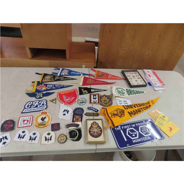 Pendants, Patches, License Plates, some coastal
