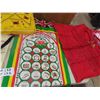 Image 5 : Storm Warning Cushion, Handkerchiefs, Dish Towels with Various Script