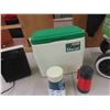Image 3 : Coleman Oscar Cooler, Philips Electric Heater, Seed Broadcaster, Thermos