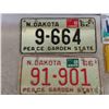 Image 2 : 11 License Plates : 1970 Minnesota , 1962 North Dakota , 1966 North Dakota