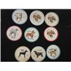 Image 4 : 80 Hunters Potato Chips Plastic Dog Coins - Some Have 'Hunters Potato