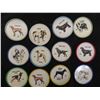 Image 9 : 80 Hunters Potato Chips Plastic Dog Coins - Some Have 'Hunters Potato