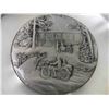 Image 4 : 1988 Fine Pewter Harley Davidson 9''  Plaque 'A Winter Gathering' Limited Edition