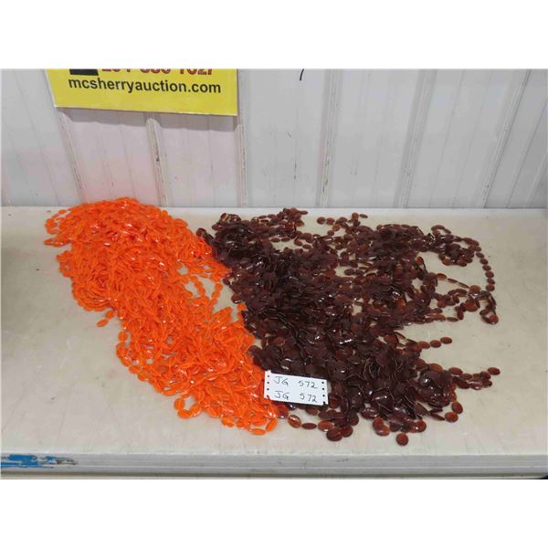 Vintage Hippie Door Length Bead Curtains in 2 Colors 