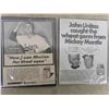 Image 3 : 10 Assorted Vintage Baseball Advertisements : Mickey Mantle , Lou Gehrig , 