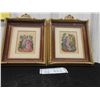 Image 1 : 2 Petit Point Pictures with Nice Frames 10'' x 8'' Each
