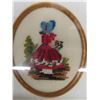 Image 3 : 3 Petit Point Pictures 9'' x 6'' , 5 1/2'' x 5 1/2'' , 4 1/2'' x 5 1/2''