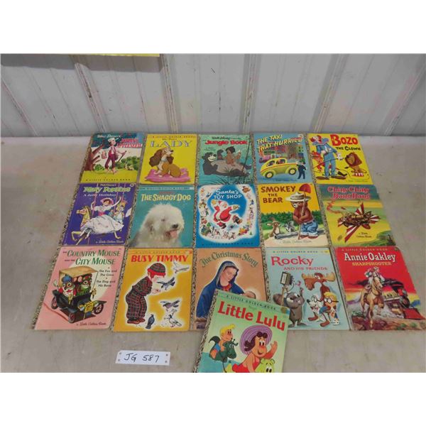 16 Little Golden Books Some Disney