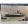 Image 2 : Large Photo of Queen Elizaneth Cunard White Star Liner with Deck Full of Soldiers