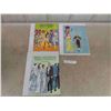 Image 1 : 3 Paper Doll Books Uncut : 1978 Glamorous Movie Stars of the 30s , 1990 Bride