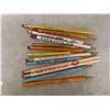 Image 8 : 97 Vintage Pencils with Advertisement from Rural and Local Businesses including 