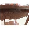 Image 4 : Painted Parlour Table with Detailed Carving 30'' x 24'' x 24''