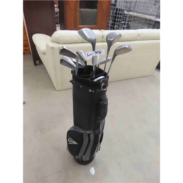 10 Spalding Golf Clubs Mark V Executive Right Handed with Bag