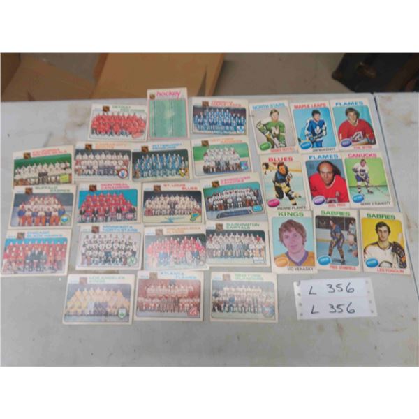 (27) 1970s Hockey Cards