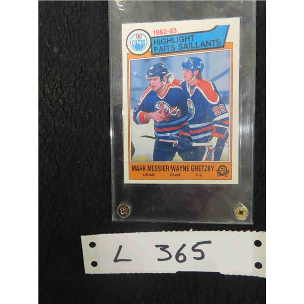 Mark Messier & Wayne Gretzky Hockey Cards