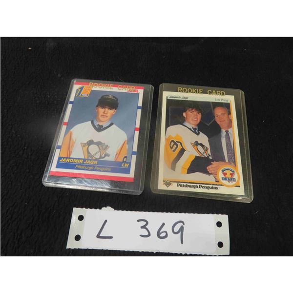 2 Jaromir Jagr Rookie Cards