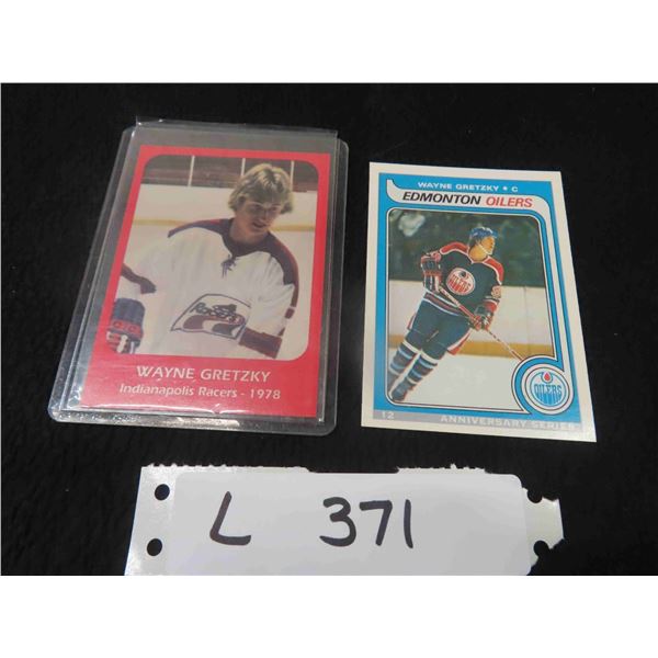 2 Wayne Gretzky Hockey Cards