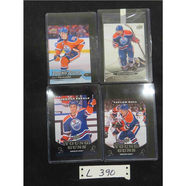 4 'Young Guns' 1996 NHL Hockey Cards 3 1/2'' x 5''