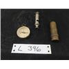 Image 1 : Vintage Bullet Lighter, Boy Scout Whistle, Compass
