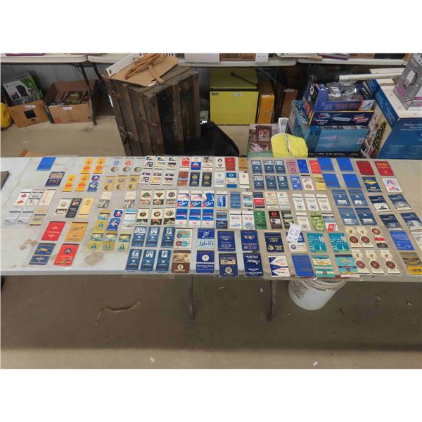 Vintage Match Book Covers Including Apollo 1969, Kennedy Space Center, 