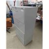 Image 2 : Pro Source 4 Drawer Metal Lateral Filing Cabinet with Key 54'' x 30'' x 18''