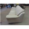 Image 2 : Leather / Leather Style Couch 86'' Wide