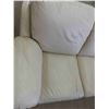 Image 5 : Leather / Leather Style Couch 86'' Wide