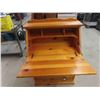Image 4 : Pine Drop Front Desk 42'' x 31''  x 16'' (Crack on One Side Panel)