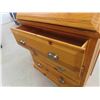 Image 5 : Pine Drop Front Desk 42'' x 31''  x 16'' (Crack on One Side Panel)