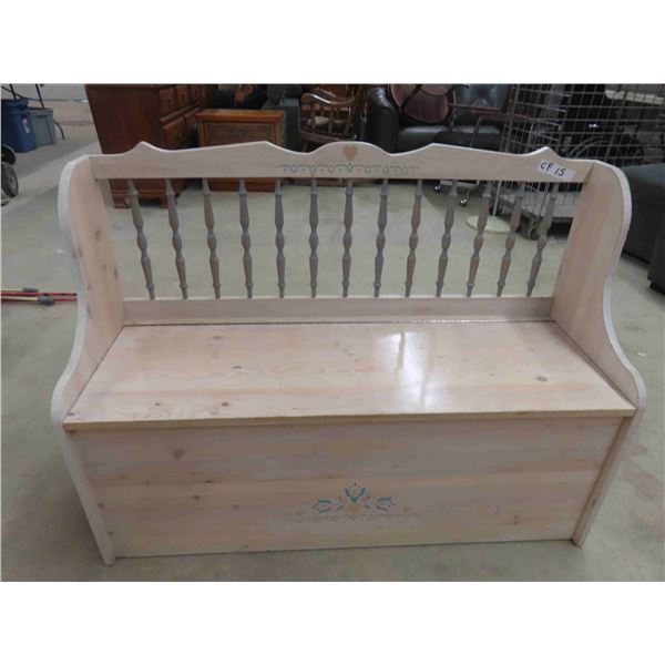 Entry Bench with Bottom Storage 44 1/2'' Wide