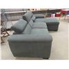 Image 2 : 2 Piece Sectional with Slide Out Hide a Bed and Adjustable Head Rest