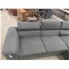 Image 3 : 2 Piece Sectional with Slide Out Hide a Bed and Adjustable Head Rest