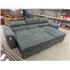 Image 8 : 2 Piece Sectional with Slide Out Hide a Bed and Adjustable Head Rest