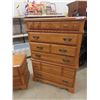 Image 2 : 4 Piece Bedroom Suite : Dresser 52'' x 36'' x 18'' , Night Stand 23'' 