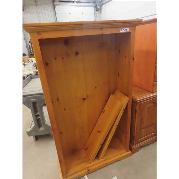 Pine 3 Tier Open Shelf 