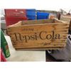 Image 15 : Pepsi Cola Crate 12'' x 19'' x 10 3/4'' , 21 Various Pop Bottles