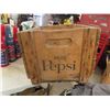 Image 17 : Pepsi Cola Crate 12'' x 19'' x 10 3/4'' , 21 Various Pop Bottles