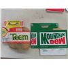 Image 7 : 13 Soda Carton Carriers : Teem , Sarasoda, Fresca, 7UP, Coke, Nesbitts, Plus