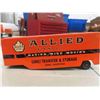 Image 4 : Vintage Diecast Allied Semi Truck with Advertising of Gimli Transfer and 