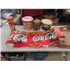 Image 1 : 4 Rolls of CocaCola Corrugated Cardboard Banners 12'' wide , Vintage Old Swiss