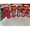 Image 6 : 4 Rolls of CocaCola Corrugated Cardboard Banners 12'' wide , Vintage Old Swiss